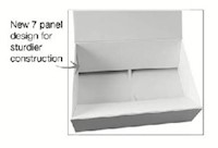 Matte White Collapsible Deluxe Folding Gift Boxes - 6