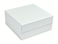 Matte White Collapsible Deluxe Folding Gift Boxes - 5