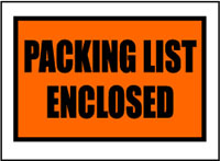 4-1/2 x 5-1/2 Inch (in) Size Packing List Envelope (PS-52PL-PQ10)