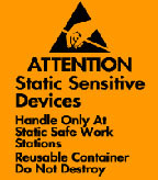 4 x 4 Inch (in) Size Anti-Static Caution Label (ZZ-ASC-475)