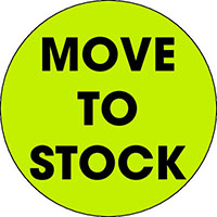 2 Inch (in) Size Inventory Control Label (ZZ-DL3573)