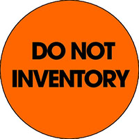2 Inch (in) Size Inventory Control Label (ZZ-DL3578)