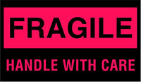 3 x 5 Inch (in) Size Fragile Shipping Label (ZZ-DT-DL1770)