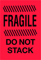 4 x 6 Inch (in) Size Fragile Shipping Label (ZZ-DT-DL1785)