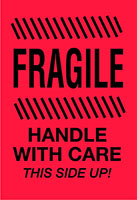 4 x 6 Inch (in) Size Fragile Shipping Label (ZZ-DT-DL1788)