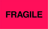 3 x 5 Inch (in) Size Fragile Shipping Label (ZZ-DT-DL2423)