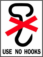 3 x 4 Inch (in) Size Red, White, and Black International Safe Handling Label (ZZ-IPM-306)