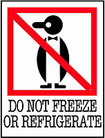 4 x 6 Inch (in) Size Red, White, and Black International Safe Handling Label (ZZ-IPM-418)