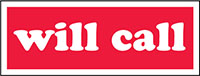 1 x 3 Inch (in) Size Red Color Shipping Label