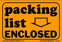 2 x 3 Inch (in) Size Fluorescent orange Color Shipping Label