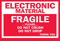3 x 4 Inch (in) Size Fragile Shipping Label (ZZ-SCL-542)