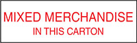 1-1/2 x 6 Inch (in) Size White Color Shipping Label