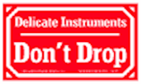 3 x 5 Inch (in) Size Delicate Instrument Label (ZZ-SCL-578)