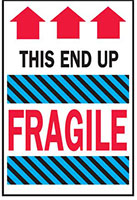 4 x 6 Inch (in) Size Fragile Shipping Label (ZZ-SCL-840)