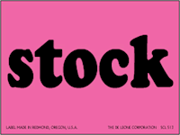 3 x 4 Inch (in) Size Fluorescent pink Color Shipping Label