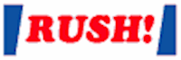 1 x 3 Inch (in) Size Rush Shipping Label