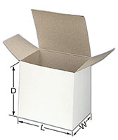 White Reverse Tuck Boxes