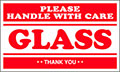3 x 5 Inch (in) Size Glass Shipping Label (LB-SCL-566)