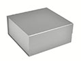 Matte Silver Collapsible Deluxe Folding Gift Boxes - 2