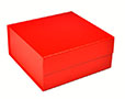 Matte Red Collapsible Deluxe Folding Gift Boxes - 4