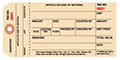 1 Part Plain Inventory Tags with Stub
