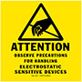 2 x 2 Inch (in) Size Anti-Static Caution Label (ZZ-ASC-205)