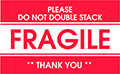 2 x 3 Inch (in) Size Fragile Shipping Label (ZZ-DT-DL1522)