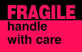 3 x 5 Inch (in) Size Fragile Shipping Label (ZZ-DT-DL1769)