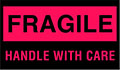 3 x 5 Inch (in) Size Fragile Shipping Label (ZZ-DT-DL1770)