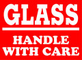 3 x 4 Inch (in) Size Fragile Glass Shipping Label (ZZ-DT-DL1783)