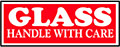 1.5 x 4 Inch (in) Size Glass Shipping Label (ZZ-SCL-204R)