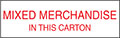1-1/2 x 6 Inch (in) Size White Color Shipping Label