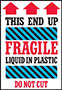 4 x 6 Inch (in) Size Fragile Shipping Label (ZZ-SCL-811)