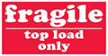 4 x 7 Inch (in) Size Fragile Shipping Label