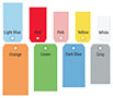 Plain Colored Shipping Tags
