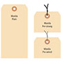 10 Point Pre-Wired Manila Shipping Tags
