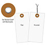 Pre-Wired White Colored Tyvek® Shipping Tags